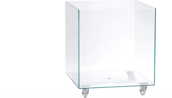 Caixa de vidro 6mm 35x35x35