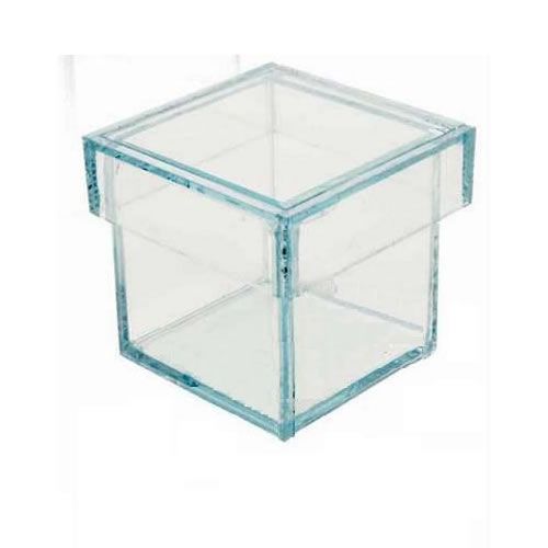 Cod. 009 Caixa de vidro 8x8x8 c/ tampa encaixar